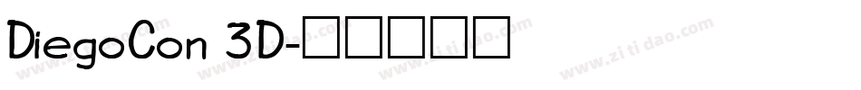 DiegoCon 3D字体转换